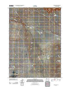 Indian Fort Oregon Historical topographic map, 1:24000 scale, 7.5 X 7.5 Minute, Year 2011