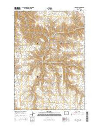 Indian Spring Oregon Current topographic map, 1:24000 scale, 7.5 X 7.5 Minute, Year 2014