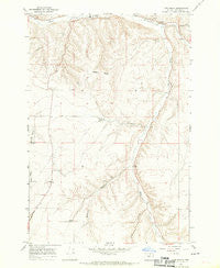 Ione South Oregon Historical topographic map, 1:24000 scale, 7.5 X 7.5 Minute, Year 1968
