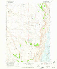 Irish Lake Oregon Historical topographic map, 1:24000 scale, 7.5 X 7.5 Minute, Year 1967