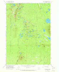 Irish Mountain Oregon Historical topographic map, 1:24000 scale, 7.5 X 7.5 Minute, Year 1963