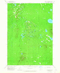 Irish Mountain Oregon Historical topographic map, 1:24000 scale, 7.5 X 7.5 Minute, Year 1963
