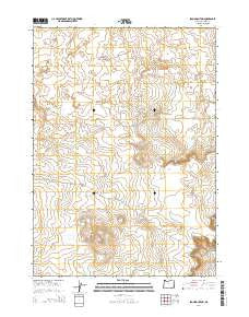 Iron Mountain Oregon Current topographic map, 1:24000 scale, 7.5 X 7.5 Minute, Year 2014
