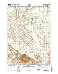 Iron Mountain Flat Oregon Current topographic map, 1:24000 scale, 7.5 X 7.5 Minute, Year 2014