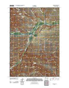 Ironside Oregon Historical topographic map, 1:24000 scale, 7.5 X 7.5 Minute, Year 2011