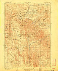 Ironside Mountain Oregon Historical topographic map, 1:125000 scale, 30 X 30 Minute, Year 1908