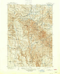 Ironside Mountain Oregon Historical topographic map, 1:125000 scale, 30 X 30 Minute, Year 1908