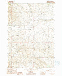 Ironside Oregon Historical topographic map, 1:24000 scale, 7.5 X 7.5 Minute, Year 1990