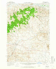 Ironside Oregon Historical topographic map, 1:62500 scale, 15 X 15 Minute, Year 1964