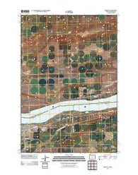 Irrigon Oregon Historical topographic map, 1:24000 scale, 7.5 X 7.5 Minute, Year 2011
