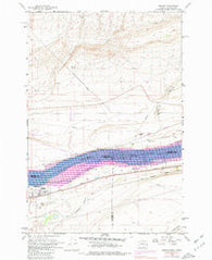 Irrigon Oregon Historical topographic map, 1:24000 scale, 7.5 X 7.5 Minute, Year 1962