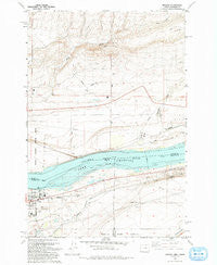 Irrigon Oregon Historical topographic map, 1:24000 scale, 7.5 X 7.5 Minute, Year 1993