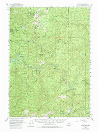Ivers Peak Oregon Historical topographic map, 1:62500 scale, 15 X 15 Minute, Year 1955