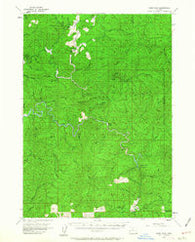 Ivers Peak Oregon Historical topographic map, 1:62500 scale, 15 X 15 Minute, Year 1955