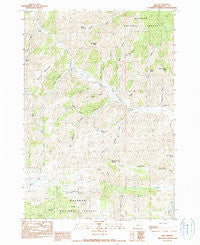 Izee Oregon Historical topographic map, 1:24000 scale, 7.5 X 7.5 Minute, Year 1990