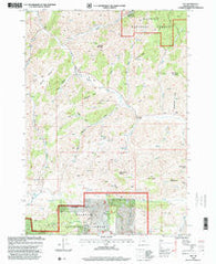 Izee Oregon Historical topographic map, 1:24000 scale, 7.5 X 7.5 Minute, Year 1998