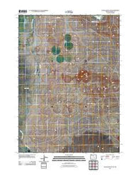 Jackass Butte NE Oregon Historical topographic map, 1:24000 scale, 7.5 X 7.5 Minute, Year 2011
