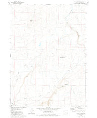 Jackies Butte Oregon Historical topographic map, 1:24000 scale, 7.5 X 7.5 Minute, Year 1980