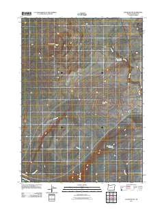 Jackies Butte Oregon Historical topographic map, 1:24000 scale, 7.5 X 7.5 Minute, Year 2011