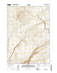 Jackies Butte Oregon Current topographic map, 1:24000 scale, 7.5 X 7.5 Minute, Year 2014