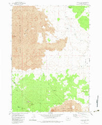 Jacks Place Oregon Historical topographic map, 1:24000 scale, 7.5 X 7.5 Minute, Year 1982