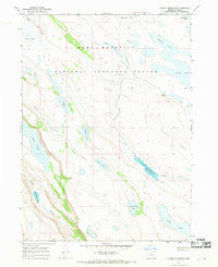 Jacobs Reservoir Oregon Historical topographic map, 1:24000 scale, 7.5 X 7.5 Minute, Year 1967