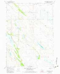 Jacobs Reservoir Oregon Historical topographic map, 1:24000 scale, 7.5 X 7.5 Minute, Year 1967