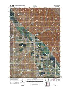 Jamieson Oregon Historical topographic map, 1:24000 scale, 7.5 X 7.5 Minute, Year 2011