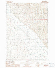 Jamieson Oregon Historical topographic map, 1:24000 scale, 7.5 X 7.5 Minute, Year 1988