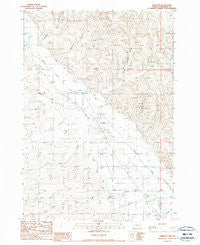 Jamieson Oregon Historical topographic map, 1:24000 scale, 7.5 X 7.5 Minute, Year 1988