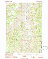 Jaynes Ridge Oregon Historical topographic map, 1:24000 scale, 7.5 X 7.5 Minute, Year 1990