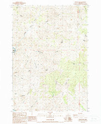 Jennies Peak Oregon Historical topographic map, 1:24000 scale, 7.5 X 7.5 Minute, Year 1988