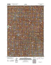 Jennies Peak Oregon Historical topographic map, 1:24000 scale, 7.5 X 7.5 Minute, Year 2011