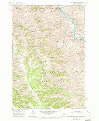 Jim Creek Butte Oregon Historical topographic map, 1:24000 scale, 7.5 X 7.5 Minute, Year 1963