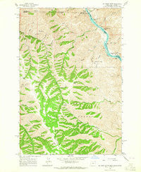 Jim Creek Butte Oregon Historical topographic map, 1:24000 scale, 7.5 X 7.5 Minute, Year 1963