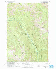 Jim White Ridge Oregon Historical topographic map, 1:24000 scale, 7.5 X 7.5 Minute, Year 1993