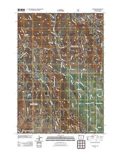 Jimtown Oregon Historical topographic map, 1:24000 scale, 7.5 X 7.5 Minute, Year 2011