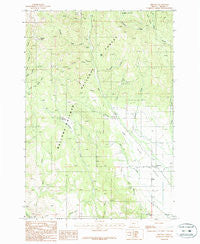 Jimtown Oregon Historical topographic map, 1:24000 scale, 7.5 X 7.5 Minute, Year 1987