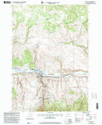 John Day Oregon Historical topographic map, 1:24000 scale, 7.5 X 7.5 Minute, Year 1998
