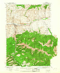John Day Oregon Historical topographic map, 1:62500 scale, 15 X 15 Minute, Year 1940