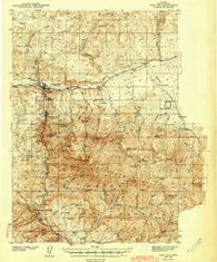 John Day Oregon Historical topographic map, 1:62500 scale, 15 X 15 Minute, Year 1943