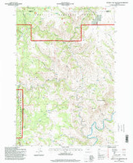 Johnny Cake Mountain Oregon Historical topographic map, 1:24000 scale, 7.5 X 7.5 Minute, Year 1995