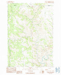 Johnny Cake Mtn Oregon Historical topographic map, 1:24000 scale, 7.5 X 7.5 Minute, Year 1990