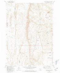 Johnny Creek NW Oregon Historical topographic map, 1:24000 scale, 7.5 X 7.5 Minute, Year 1981