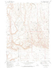 Johnny Creek SW Oregon Historical topographic map, 1:24000 scale, 7.5 X 7.5 Minute, Year 1981