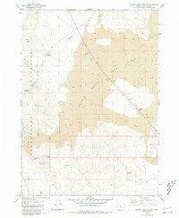 Johnny Creek Spring Oregon Historical topographic map, 1:24000 scale, 7.5 X 7.5 Minute, Year 1980