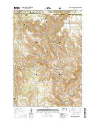 Johnny Cake Mountain Oregon Current topographic map, 1:24000 scale, 7.5 X 7.5 Minute, Year 2014
