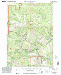 Johnson Saddle Oregon Historical topographic map, 1:24000 scale, 7.5 X 7.5 Minute, Year 1999