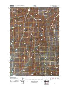 Johnson Heights Oregon Historical topographic map, 1:24000 scale, 7.5 X 7.5 Minute, Year 2011