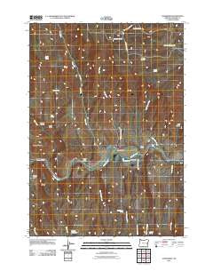 Jonesboro Oregon Historical topographic map, 1:24000 scale, 7.5 X 7.5 Minute, Year 2011